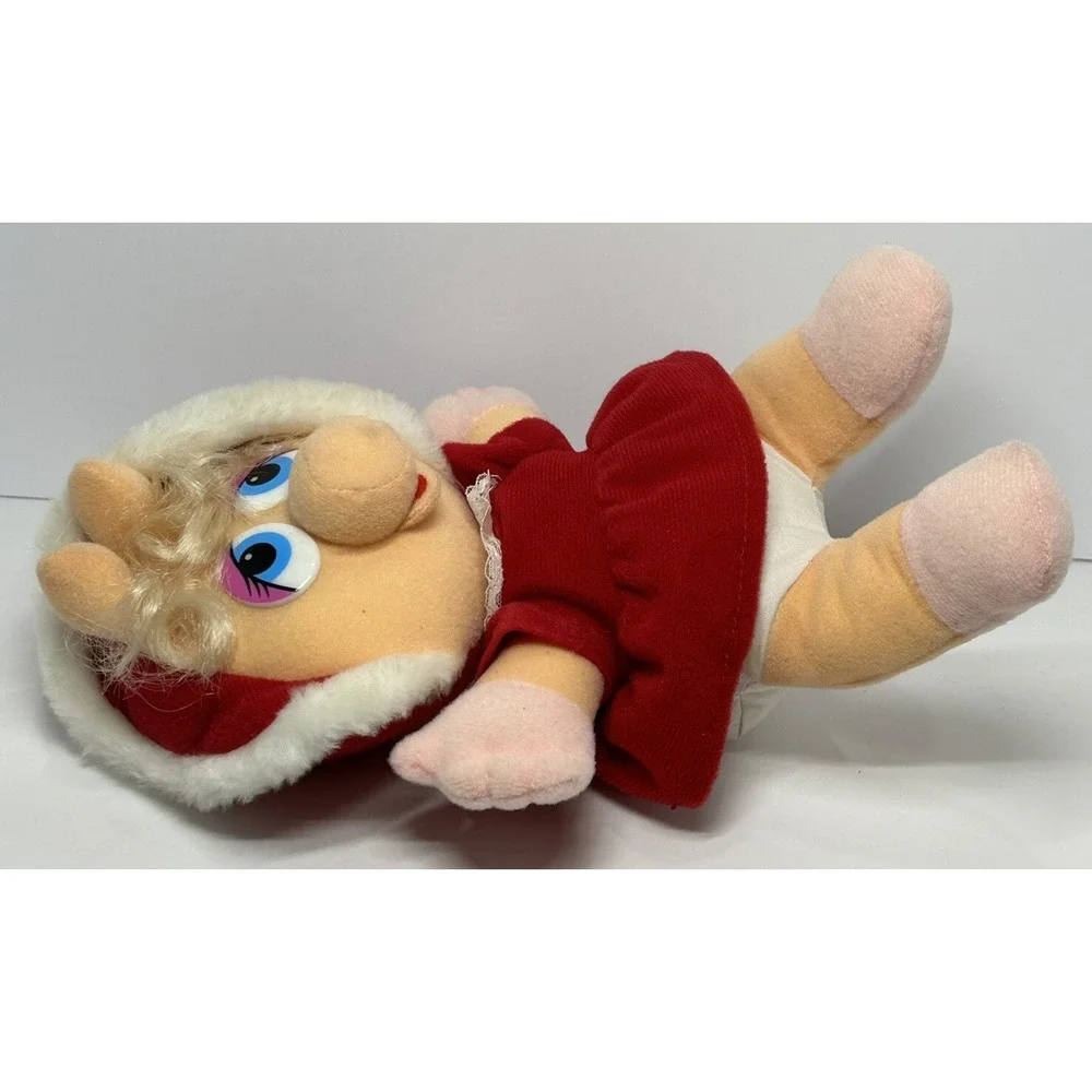 1987 Miss Piggy‎ Henson Muppet Babies Baby Christmas Plush Toy Vintage